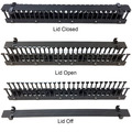Electriduct Electriduct 19" Universal Horizontal Cable Managers QWM-ED-WM-225-EL